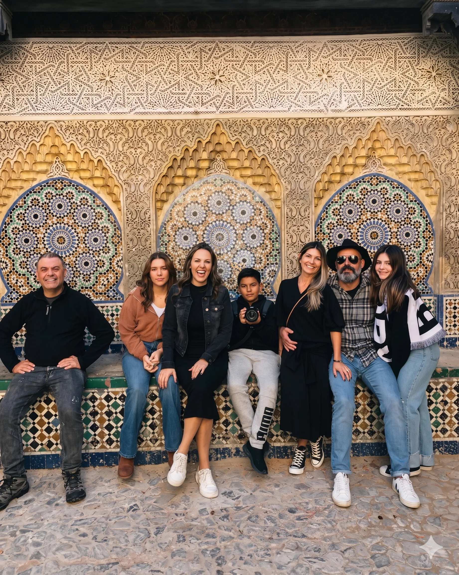 Clients avec Hassan à Fès